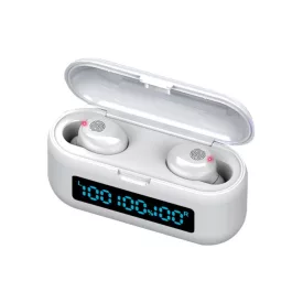   CozyPlay TWS F9 Bluetooth fülhallgató powerbankkal fehér NZH-CW857