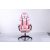 RACING PRO X Gamer szék  lábtartóval, Fehér-Pink (RP-SW110FP)