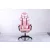 RACING PRO X Gamer szék  lábtartóval, Fehér-Pink (RP-SW110FP)