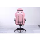 RACING PRO X Gamer szék  lábtartóval, Fehér-Pink (RP-SW110FP)