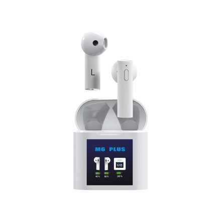 Air M6 Plus hőmérővel - TWS Bluetooth fülhallgató NZH-CW778