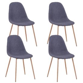   GoldFan Szürke lekerekített szék nappali/étkező 4 darabos KOC-131