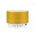 Brit&Club A10 Bluetooth hangszóró fémes sárga SC3-CW732