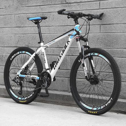Laux Jack mountain bike kék-fehér hagyományos küllős kivitel QS-359