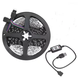   Lebit színváltós USB LED szalag mobiltelefonos távirányítással 1 méter-es PRL-C23730
