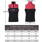 Amaz (Piros,Fekete) Magasnyakú füthető mellény Unisex EU/M