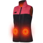 Amaz (Piros,Fekete) Magasnyakú füthető mellény Unisex EU/L