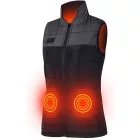 Amaz (Szürke,Fekete) Magasnyakú füthető mellény Unisex EU/XL