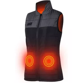  Amaz (Szürke,Fekete) Magasnyakú füthető mellény Unisex EU/2XL