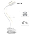 Deko csiptethető asztali lámpa