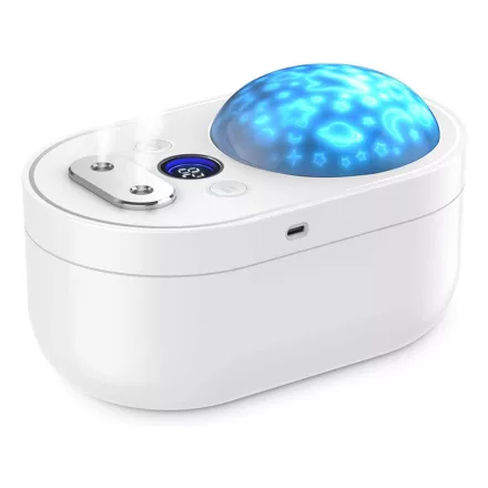 1000 ml dupla fújós párásító+laser shower fehér