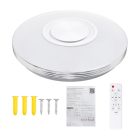 Round WEJ V1 Bluetooth-os RGB színes távirányítós mennyezeti lámpa hangszórókkal FCZE-1025