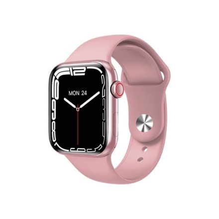 S8 Pro Magyar nyelvű okosóra pink,Pulzus-, vérnyomás- és véroxigénszint-mérő,Alvásfigyelő,Kalóriaszámoló CL-0004