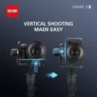CRANE 2S combo kit 3 tengelyes gimbal DSLR-hez AMO-UT17