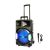 EchoeVibe neversleep 12 colos bluetooth-os gurulós parti hangszoró, mikrofonnal KM-11