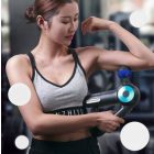 Háromszög fascia masszázspisztoly 12 masszázsfejjel QS-331