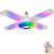 Namvi 50 W-os E27 intelligens mennyezeti lámpa Bluetooth zenei lámpa RGB távirányítóval,összecsukható party világítással QS-305