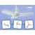 Namvi Ventilátor formájú, kinyitható E27 LED lámpa / állítható vetítési szöggel - 75 W QS-283