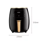 NewLine S Lux légkeveréses sütő (6L) 2400W fekete DAMN-MD222
