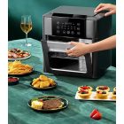 NewLine XXL (12L) Digitális kijelzős légkeveréses sütő szürke MDDD322