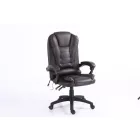 Főnöki Masszázs fotel barna vezetékes távírányítóval MDDD247