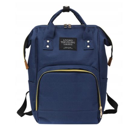 Kék baba-mama táska, pelenkázó hátizsák MDDD312