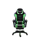 Likeregal 920 LED-es  gamer szék lábtartóval zöld masszázs funkcióval TT-1114