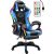 Likeregal 920 LED-es  gamer szék lábtartóval kék TT-1116