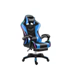 Likeregal 920 LED-es  gamer szék lábtartóval kék masszázs funkcióval TT-1116
