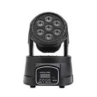 7 LED-es mozgó színpadfény 10W MH12008