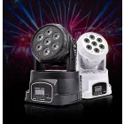 7 LED-es mozgó színpadfény 10W MH12008