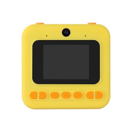 Gyerek fényképezőgép-nyomtató, videókészítés, sárga AMO-10052