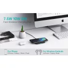 Choetech T511-S-EU201ABBK vezeték nélküli gyorstöltő 10W, fekete AMO-10066