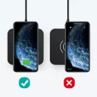 Choetech T511-S-EU201ABBK vezeték nélküli gyorstöltő 10W, fekete AMO-10066