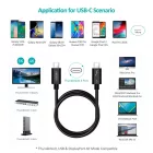 Choetech gyorstöltő kábel TYPE C->TYPE C 100W 2M AMO-10086