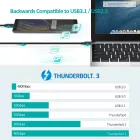 Choetech gyorstöltő kábel TYPE C->TYPE C 100W 2M AMO-10086
