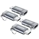 Choetech PD-2CMGY kulcstartós TYPE-C ->micro USB átalakító AMO-10089