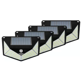 4x110 LED- es napelemes mozgásérzékelős lámpa AMA-10023