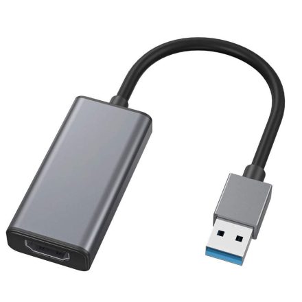 USB 3.0 -> HDMI  sötétszürke átalakító AMA-10006