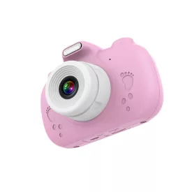   Lebei Bear A5 gyermek kamera rózsaszín + (16G memóriakártya) SP-0027