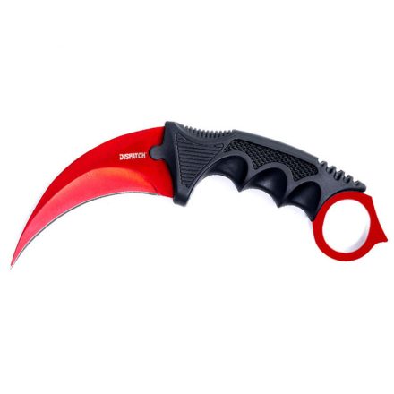 Scorpion Karambit vörös-fekete AMO-10136