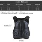 Speed Gyerek motoros protektormellény Fekete L PO-0043