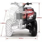Quad takaróponyva fekete XL PO-0041