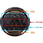 Motoros világítás fekete 75W PO-0027