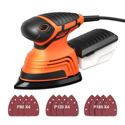 TOPSHAK 130W multi csiszoló egér +12 csiszoló papír PO-0047