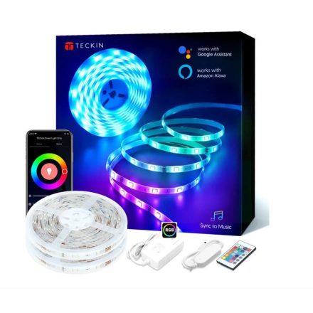 Teckin 5M LEDszalag, RGB AMO-10130