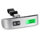 Elektronikus kézi mérleg, LCD kijelző, maximum 50 kg, rögzítő hevederrel AMO-10005