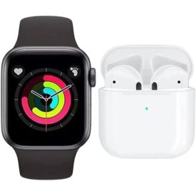   T55 Pro Max okosóra+fülhallgató fekete - ajándék szíjjal AMO-10046