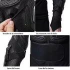 Wildken Motoros protektormellény fekete M AMO-10059
