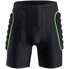 MotoShield Motoros férfi protektornadrág fekete-zöld M AMO-10054